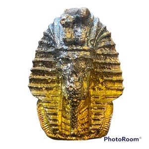 Bismuth Crystal Skeleton Pharaoh Figurine